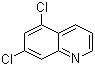 结构式 CAS# 4964-77-6, 5,7-二氯喹啉