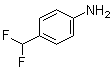 4-(Difluoromethyl)aniline molecular structure (CAS 49658-26-6)