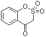 结构式 CAS# 49670-47-5, 1,2-苯并氧硫杂环己二烯-4(3H)-酮 2,2-二氧化物