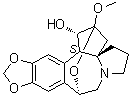 氧桥三尖杉碱分子结构 (CAS 49686-57-9)