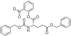 N-[(苯基甲氧基)羰基]-L-谷氨酸 1-(2-硝基苯基) 5-(苄基)酯分子结构 (CAS 49689-66-9)