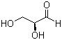 L-Glyceraldehyde molecular structure (CAS 497-09-6)