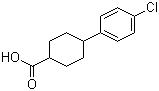 4-(4-氯苯基)环己烷甲酸分子结构 (CAS 49708-81-8)
