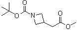 tert-Butyl 3-(2-methoxy-2-oxoethyl)azetidine-1-carboxylate molecular structure (CAS 497160-14-2)