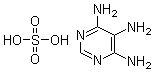 结构式 CAS# 49721-45-1, 4,5,6-三氨基嘧啶硫酸盐