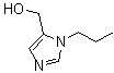 structure of CAS# 497855-88-6, 5-Hydroxymethyl-1-propylimidazole;1-Propyl-1H-imidazole-5-methanol