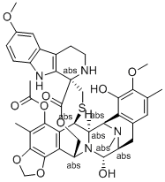 Lurbinectedin molecular structure (CAS 497871-47-3)