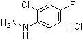 2-氯-4-氟苯肼盐酸盐分子结构 (CAS 497959-29-2)