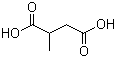 结构式 CAS# 498-21-5, 甲基丁二酸