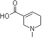 structure of CAS# 499-04-7, Arecaine;1,2,5,6-Tetrahydro-1-methyl-3-pyridinecarboxylic acid