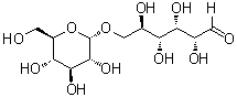 结构式 CAS# 499-40-1, D-异麦芽糖
