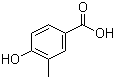 结构式 CAS# 499-76-3, 4-羟基-3-甲基苯甲酸