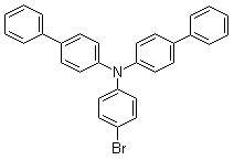 N-(4-Bromophenyl)-N,N-bis(1,1'-biphenyl-4-yl)amine molecular structure (CAS 499128-71-1)