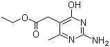 structure of CAS# 499209-19-7, Ethyl (2-amino-4-hydroxy-6-methyl-5-pyrimidinyl)acetate;(2-Amino-4-hydroxy-6-methylpyrimidin-5-yl)acetic acid ethyl ester