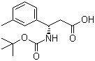 Boc-3-甲基-D-beta-苯丙氨酸分子结构 (CAS 499995-75-4)