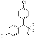 4,4'-滴滴涕分子结构 (CAS 50-29-3)