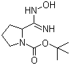 2-[(羟基氨基)亚氨基甲基]-1-吡咯烷甲酸叔丁酯分子结构 (CAS 500024-95-3)