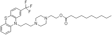 癸氟奋乃静分子结构 (CAS 5002-47-1)