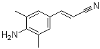 (2E)-3-(4-Amino-3,5-dimethylphenyl)-2-propenenitrile molecular structure (CAS 500292-94-4)