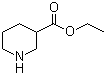结构式 CAS# 5006-62-2, 3-哌啶甲酸乙酯
