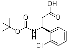 (betaS)-2-Chloro-beta-[[(1,1-dimethylethoxy)carbonyl]amino]benzenepropanoic acid molecular structure (CAS 500770-73-0)