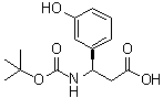 (betaR)-beta-[[(1,1-Dimethylethoxy)carbonyl]amino]-3-hydroxybenzenepropanoic acid molecular structure (CAS 500788-89-6)