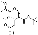 (betaR)-beta-[[(1,1-Dimethylethoxy)carbonyl]amino]-2,3-dimethoxybenzenepropanoic acid molecular structure (CAS 500788-92-1)