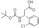 (betaR)-2-Chloro-beta-[[(1,1-dimethylethoxy)carbonyl]amino]benzenepropanoic acid molecular structure (CAS 500789-05-9)