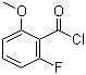 structure of CAS# 500912-12-9, 2-Fluoro-6-methoxybenzoyl chloride
