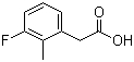 3-Fluoro-2-methylphenylacetic acid molecular structure (CAS 500912-16-3)
