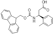 结构式 CAS# 501015-26-5, (betaS)-beta-[[(9H-芴-9-基甲氧基)羰基]氨基]-2-甲基苯丙酸