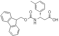(betaS)-beta-[[(9H-Fluoren-9-ylmethoxy)carbonyl]amino]-3-methylbenzenepropanoic acid molecular structure (CAS 501015-27-6)