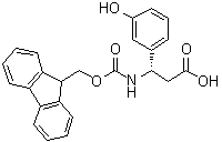 (betaS)-beta-[[(9H-芴-9-基甲氧基)羰基]氨基]-3-羟基苯丙酸分子结构 (CAS 501015-32-3)