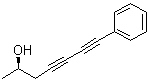 structure of CAS# 501086-15-3, (-)-Pilosol A;(R)-(-)-7-Phenylhepta-4,6-diyn-2-ol