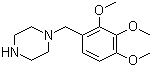 Trimetazidine molecular structure (CAS 5011-34-7)