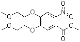4,5-Bis(2-methoxyethoxy)-2-nitrobenzoic acid methyl ester molecular structure (CAS 501684-22-6)