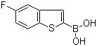 structure of CAS# 501944-42-9, 5-Fluorobenzothiophene-2-boronic acid