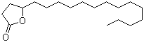 structure of CAS# 502-26-1, 5-Tetradecyldihydro-2(3H)-furanone;NSC 34907; gamma-Octadecalactone
