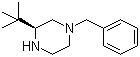 (3S)-3-(tert-Butyl)-1-(phenylmethyl)piperazine molecular structure (CAS 502482-34-0)