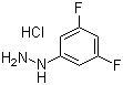 structure of CAS# 502496-27-7, 3,5-Difluorophenylhydrazine hydrochloride