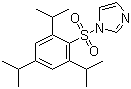 结构式 CAS# 50257-40-4, 1-(2,4,6-三异丙基苯基磺酰)咪唑; N-(2,4,6-三异丙基苯磺酰)咪唑