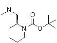 (2S)-2-[(Dimethylamino)methyl]-1-piperidinecarboxylic acid 1,1-dimethylethyl ester molecular structure (CAS 502633-95-6)