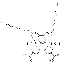 structure of CAS# 502693-09-6, Ruthenium 520DN;Z 907