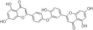 结构式 CAS# 50276-96-5, 金银花双黄酮