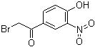 2-溴-4'-羟基-3'-硝基苯乙酮分子结构 (CAS 5029-61-8)