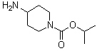 4-Amino-1-piperidinecarboxylic acid 1-methylethyl ester molecular structure (CAS 502931-34-2)
