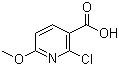 结构式 CAS# 503000-87-1, 2-氯-6-甲氧基烟酸