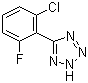 5-(2-氯-6-氟苯基)-2H-四氮唑分子结构 (CAS 503293-47-8)