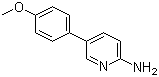 structure of CAS# 503536-75-2, 5-(4-Methoxyphenyl)-2-pyridinamine