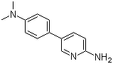 结构式 CAS# 503536-77-4, 5-[4-(二甲基氨基)苯基]-2-氨基吡啶